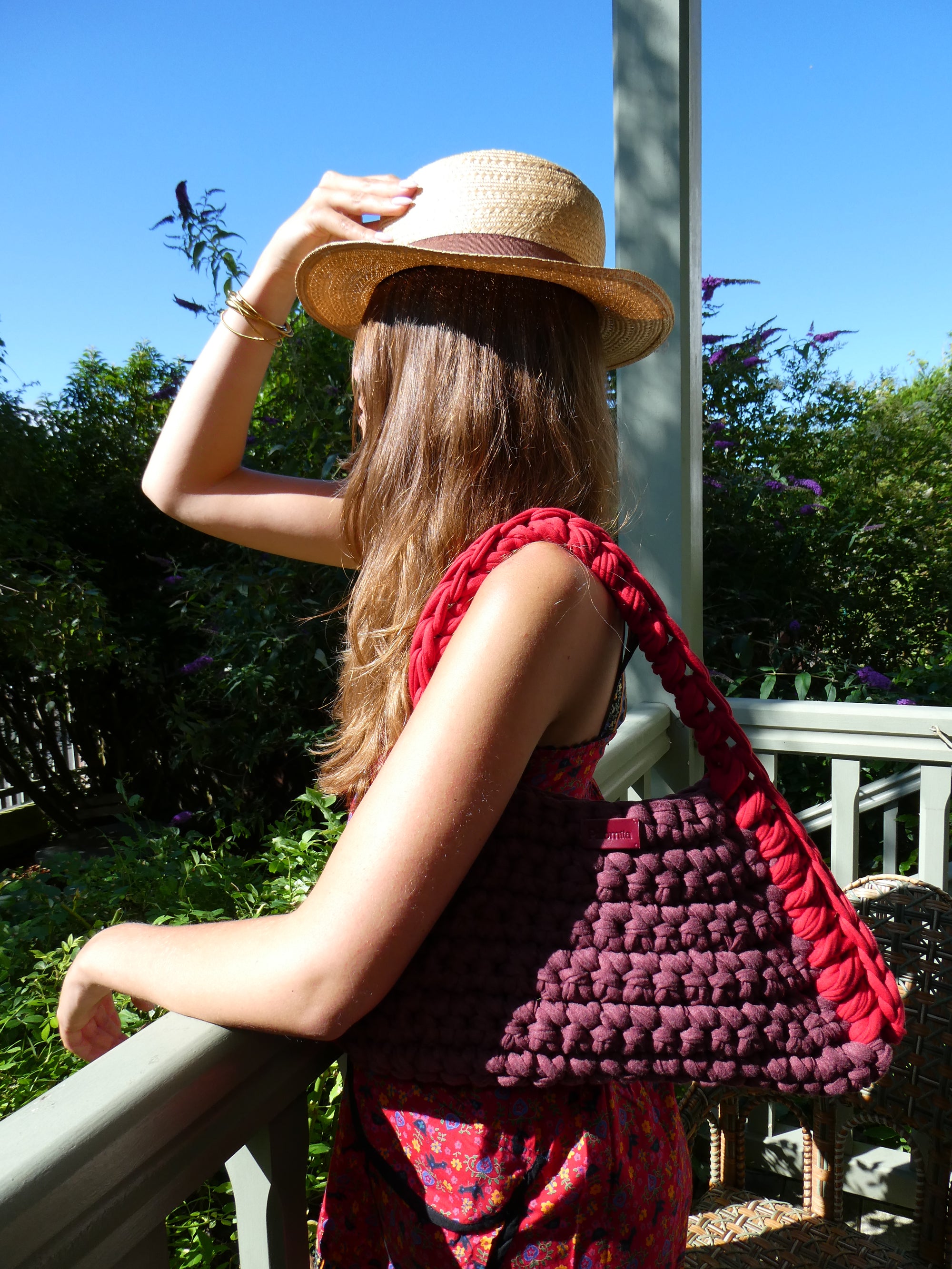 Palomita – grand sac en crochet Gaïa fait main à Paris