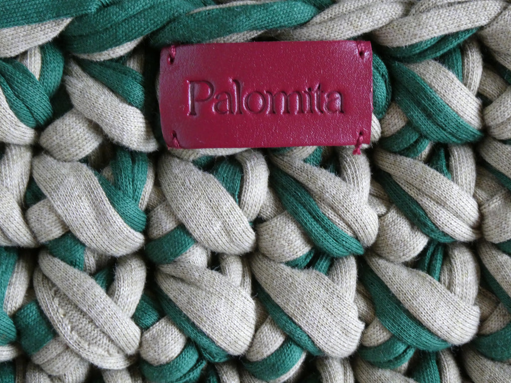 Palomita – sac en crochet fait main, petit format Gigi recyclé