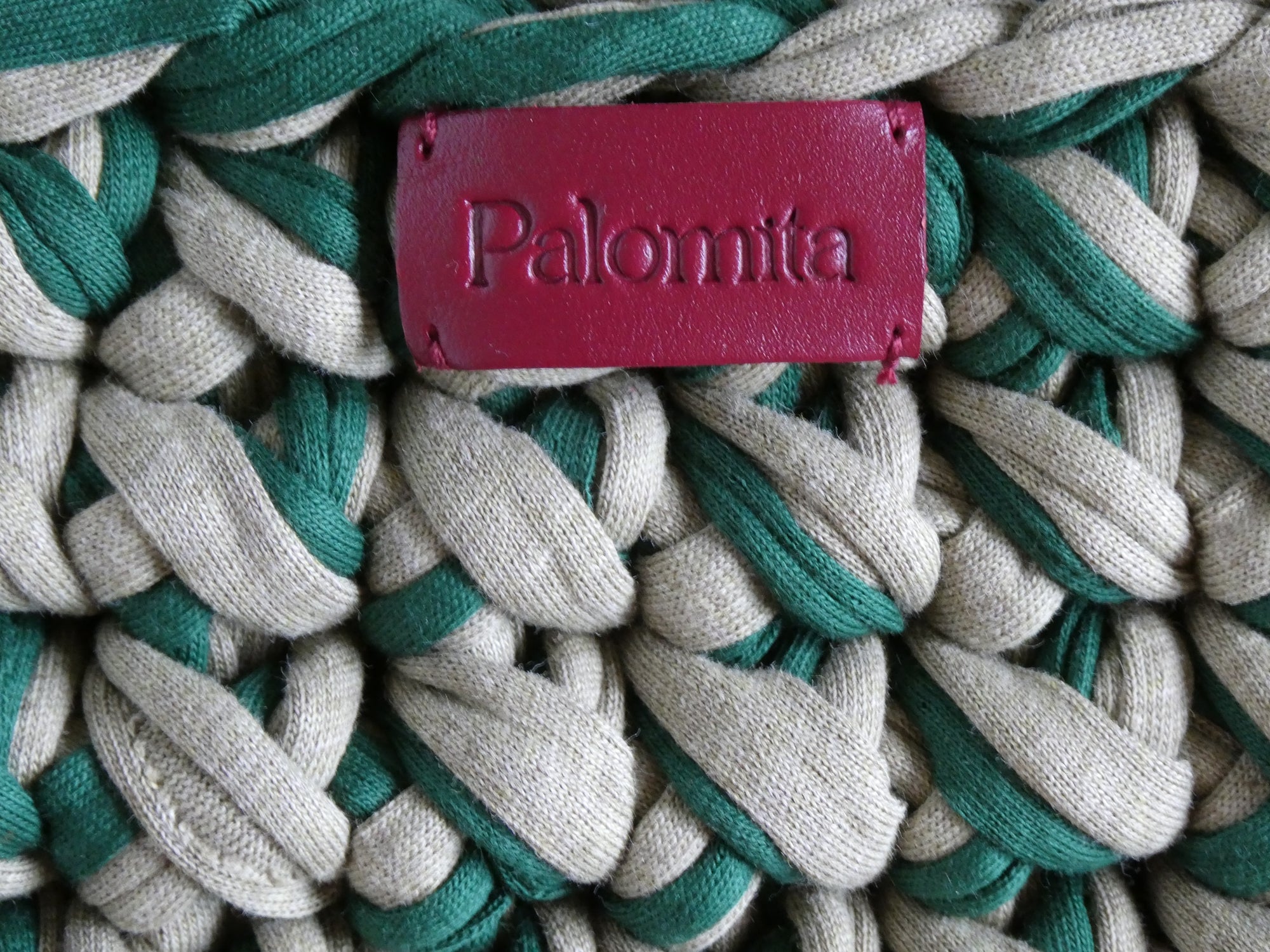 Palomita – sac en crochet fait main, petit format Gigi recyclé