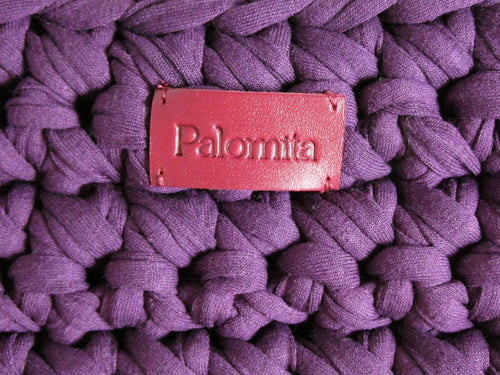 Sac en crochet grand format Palomita Gaïa fait main recyclé