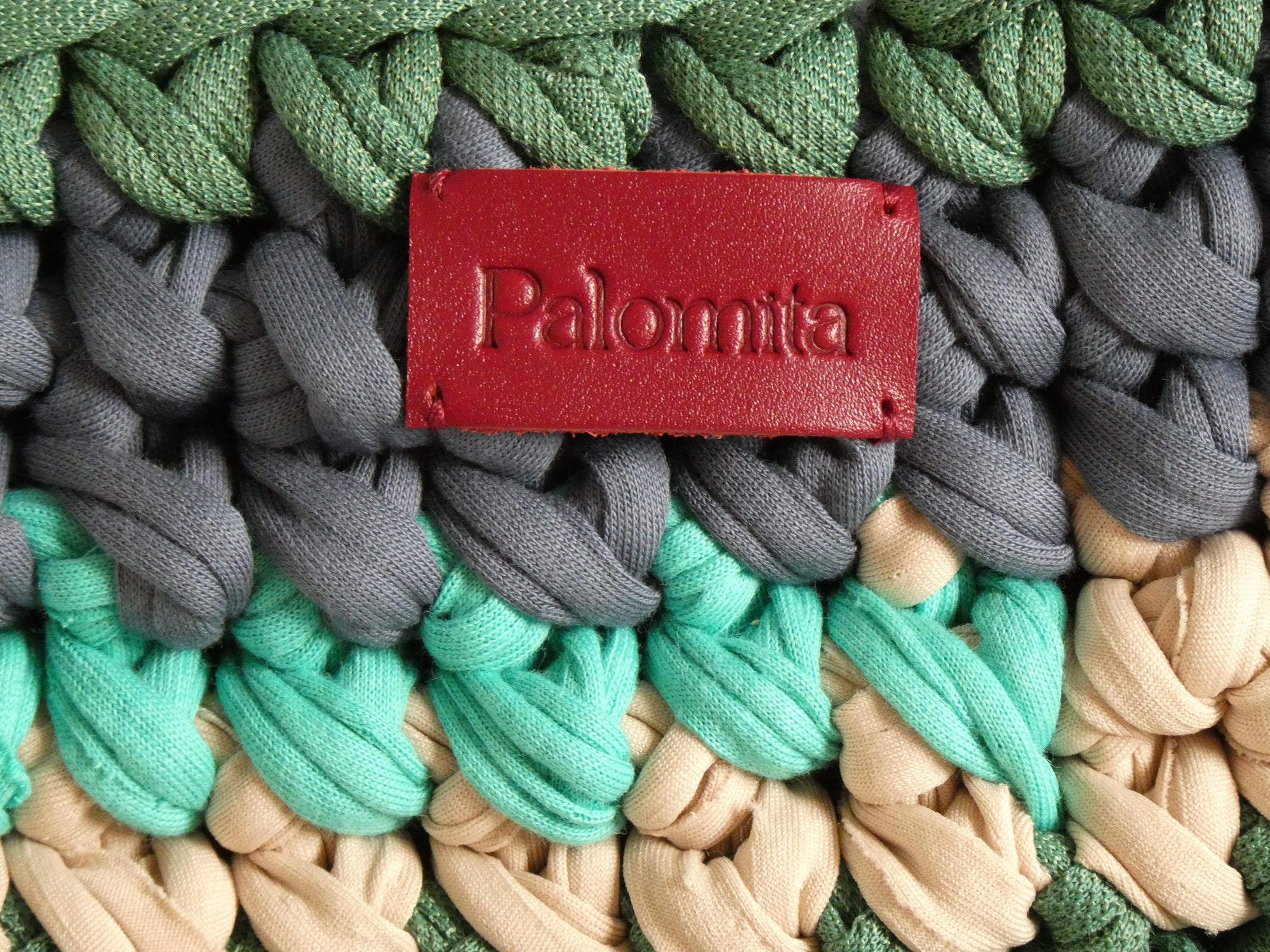 Sac tendance multicolore crocheté à la main – mode durable Palomita