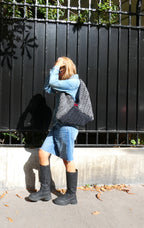 Maxi Georges Onyx - sac en crochet