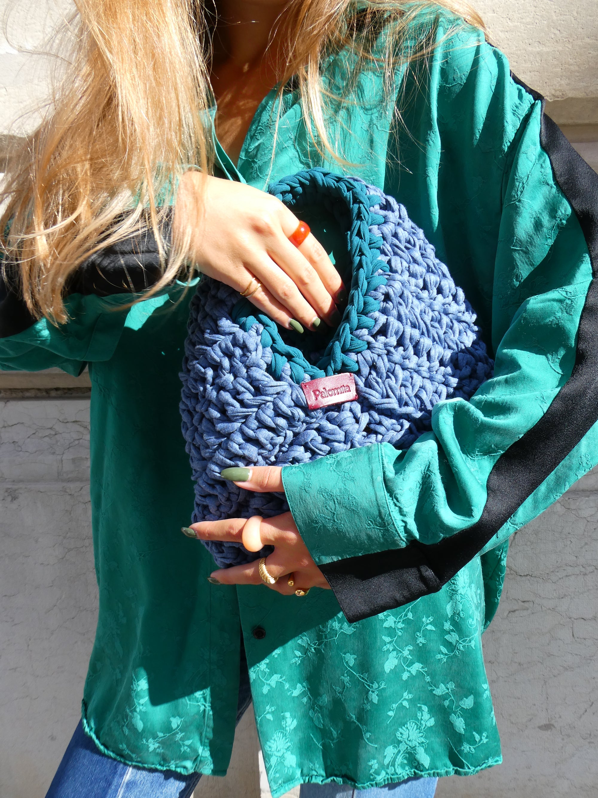 Mini Georges Lagon - sac en crochet