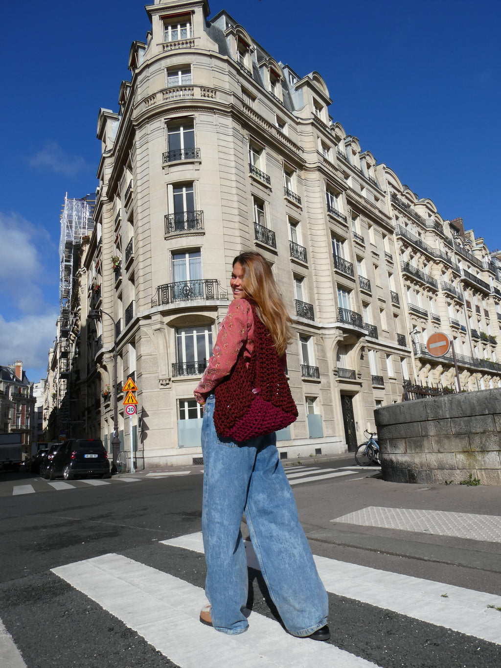 Maxi Georges Grenade - sac en crochet