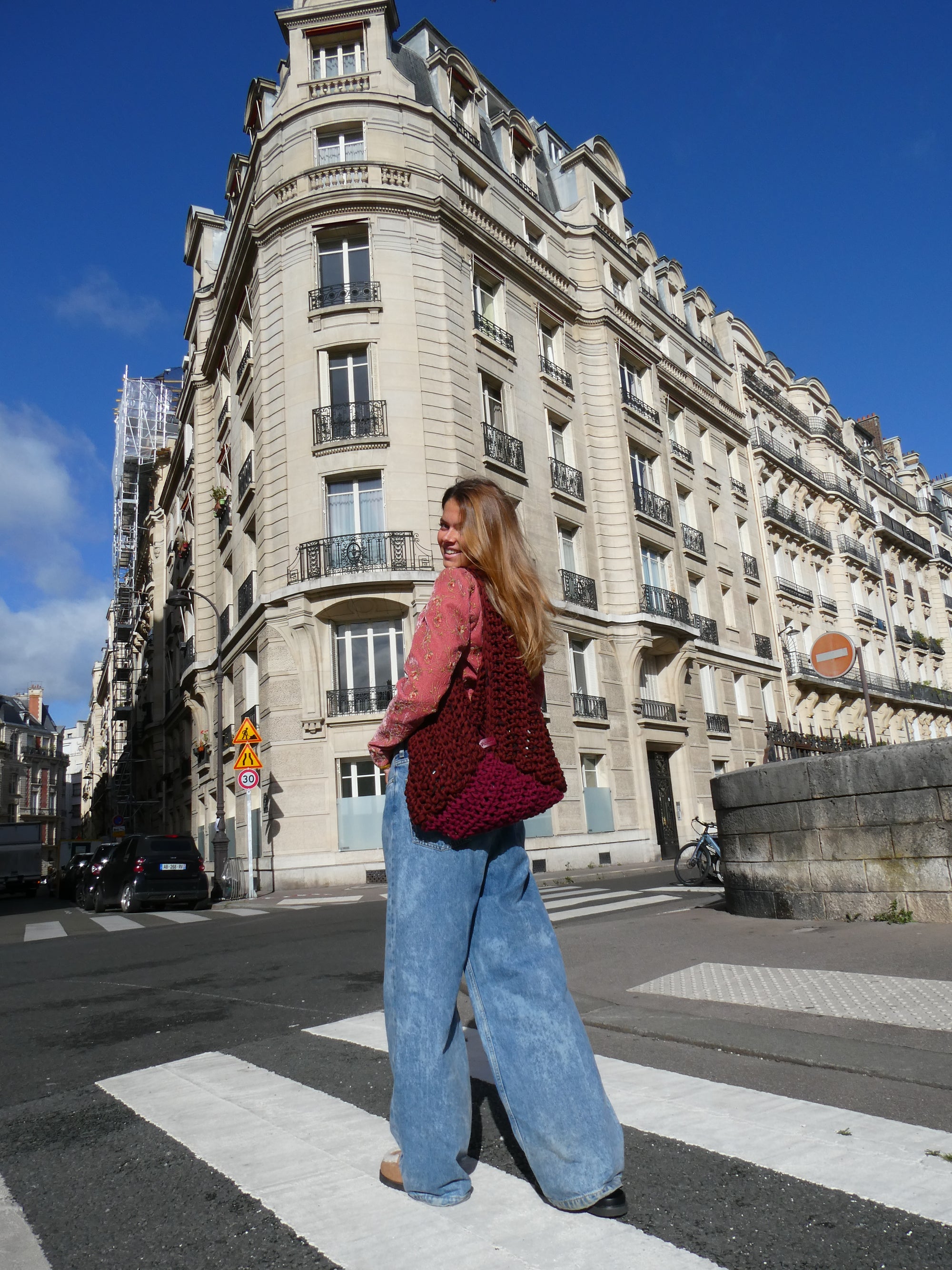 Maxi Georges Grenade - sac en crochet