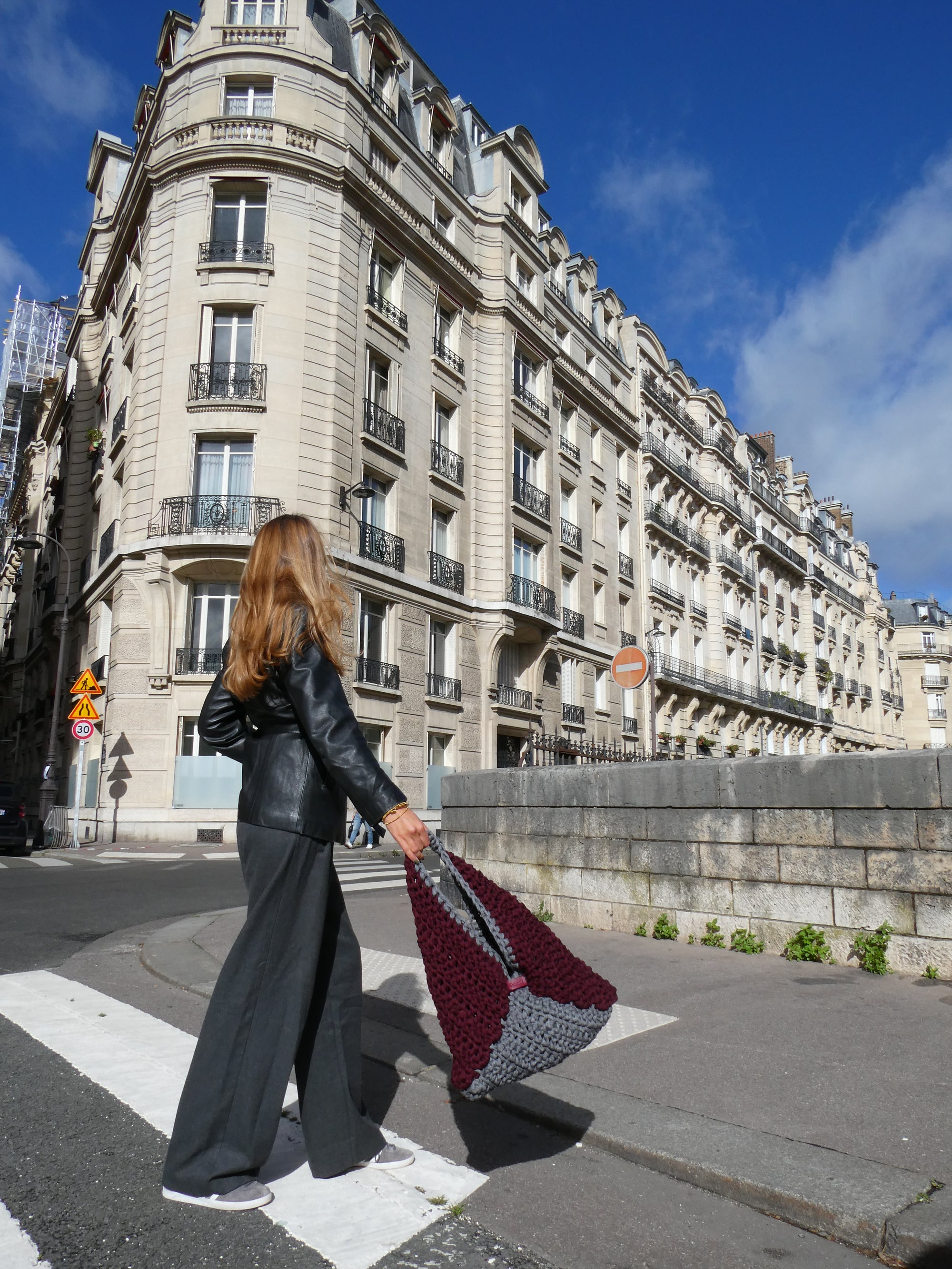 Maxi Georges Velvet - sac en crochet