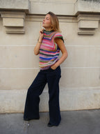 Giuletta – Pull sans manches au crochet