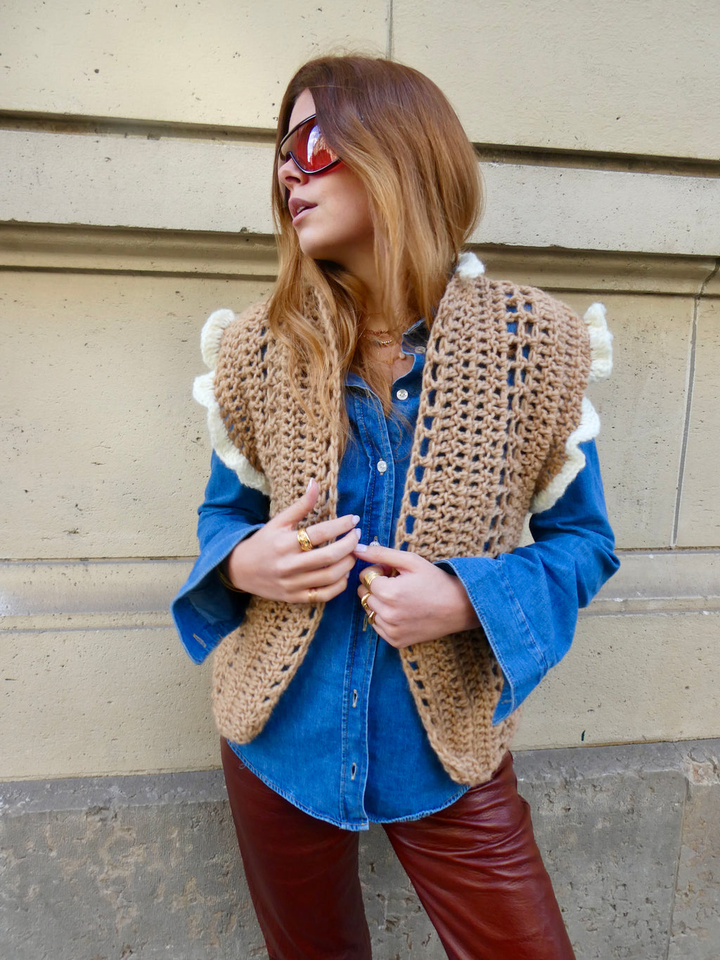Gisèle - Gilet en crochet