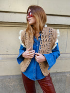 Gisèle - Gilet en crochet