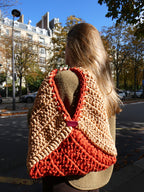 Maxi Georges Pumpkin - sac en crochet