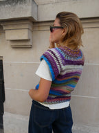 Giuletta – Pull sans manches au crochet