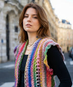 Gisèle - Gilet en crochet