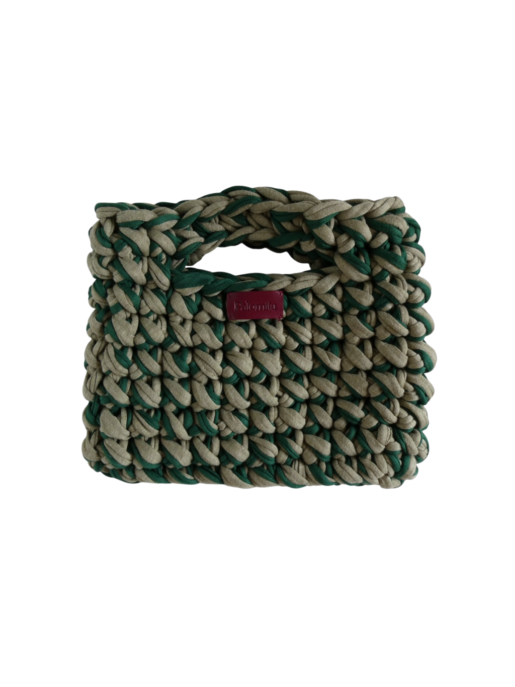 Palomita – sac en crochet fait main, petit format Gigi recyclé
