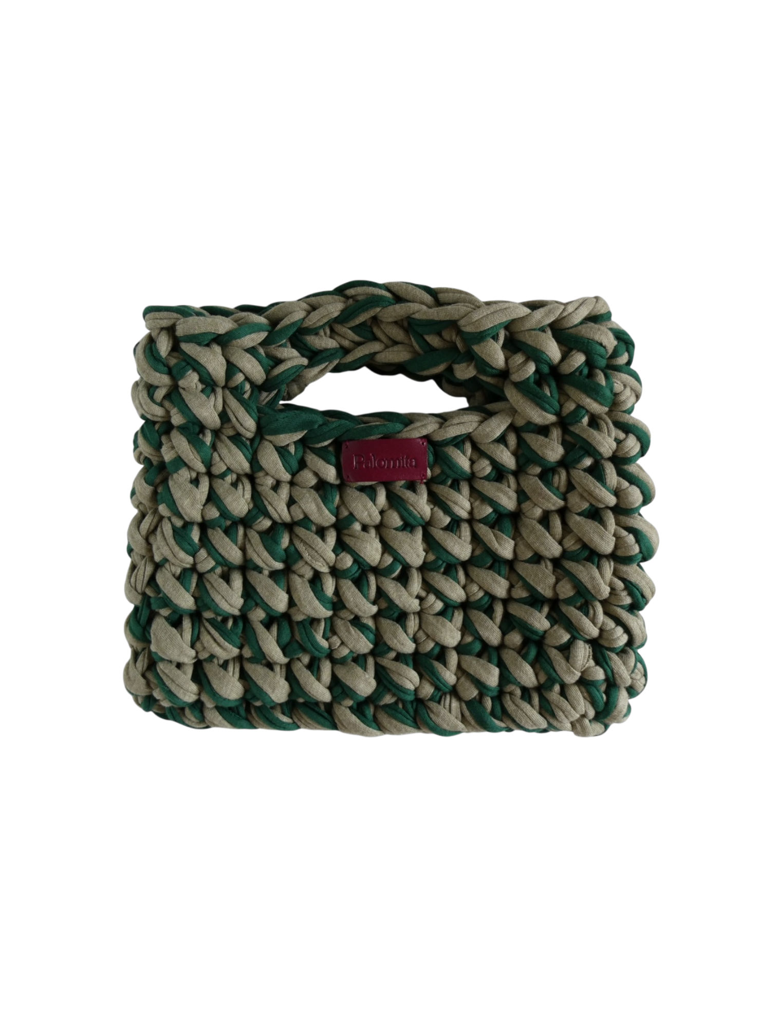 Palomita – sac en crochet fait main, petit format Gigi recyclé