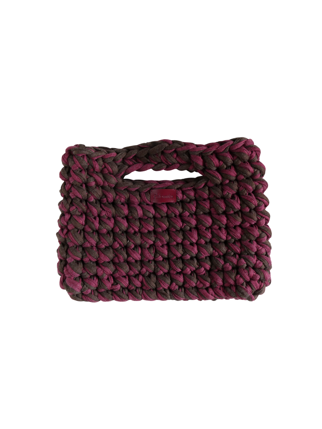 Sac crochet fait main Grany Palomita, tissu recyclé Paris