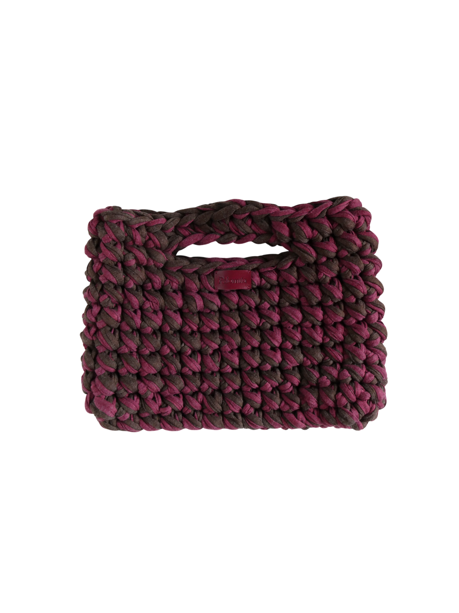 Sac crochet fait main Grany Palomita, tissu recyclé Paris