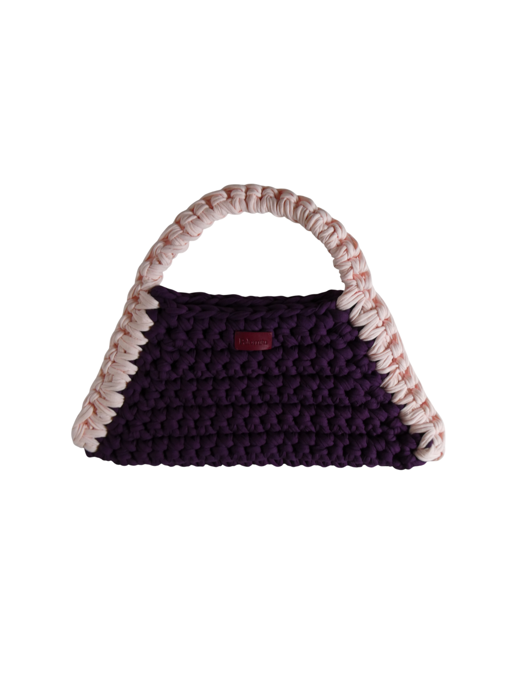 Sac en crochet grand format Palomita Gaïa fait main recyclé