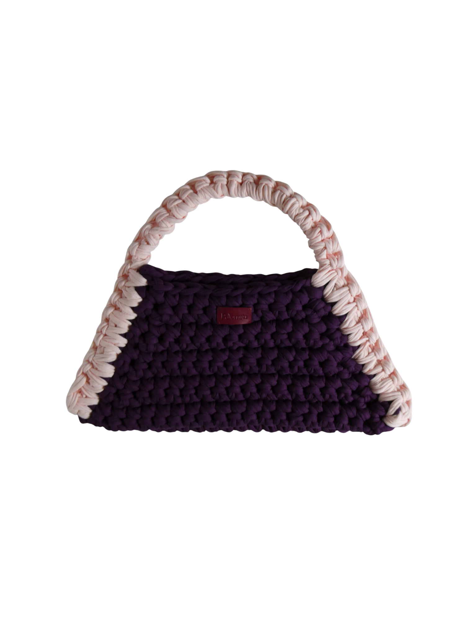 Sac en crochet grand format Palomita Gaïa fait main recyclé