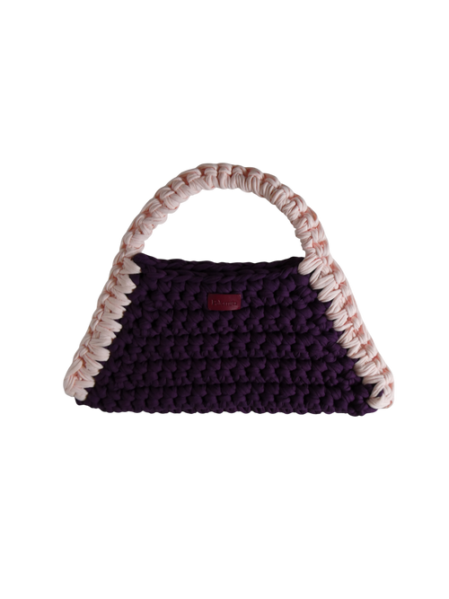 Sac en crochet grand format Palomita Gaïa fait main recyclé