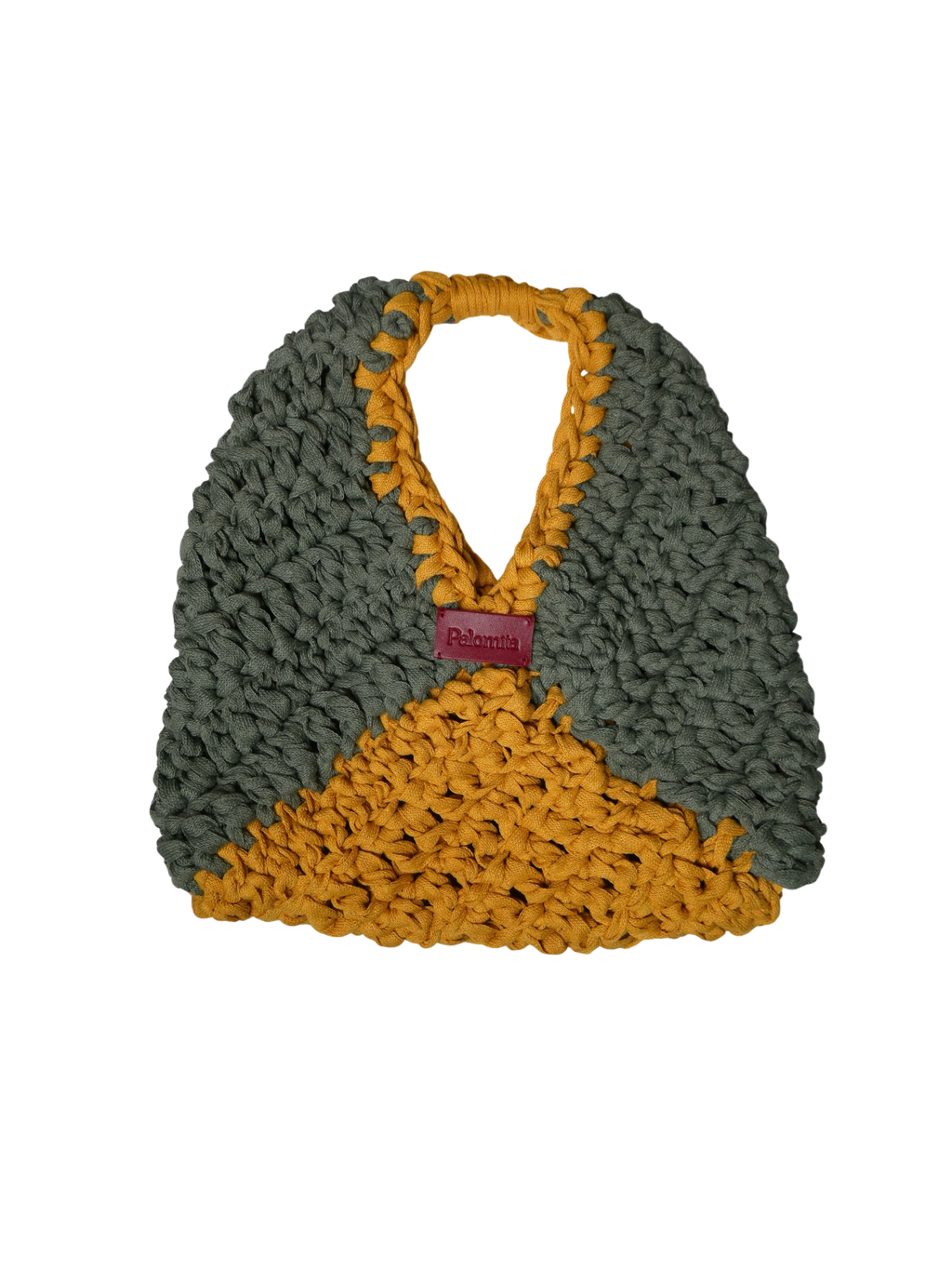 Mini Georges Olive - sac en crochet