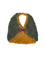 Mini Georges Olive - sac en crochet