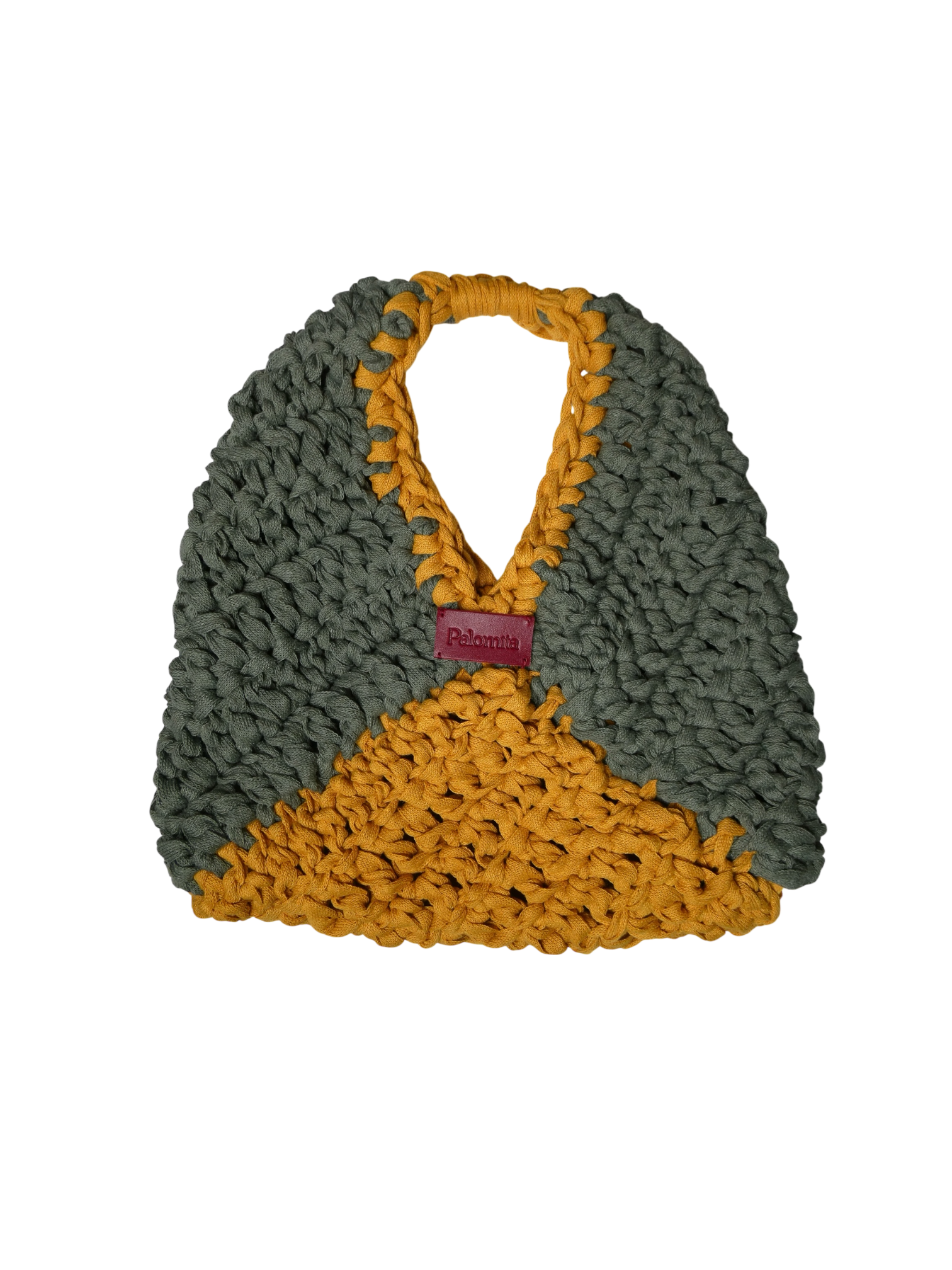 Mini Georges Olive - sac en crochet