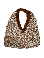 Maxi Georges Cappuccino - sac en crochet