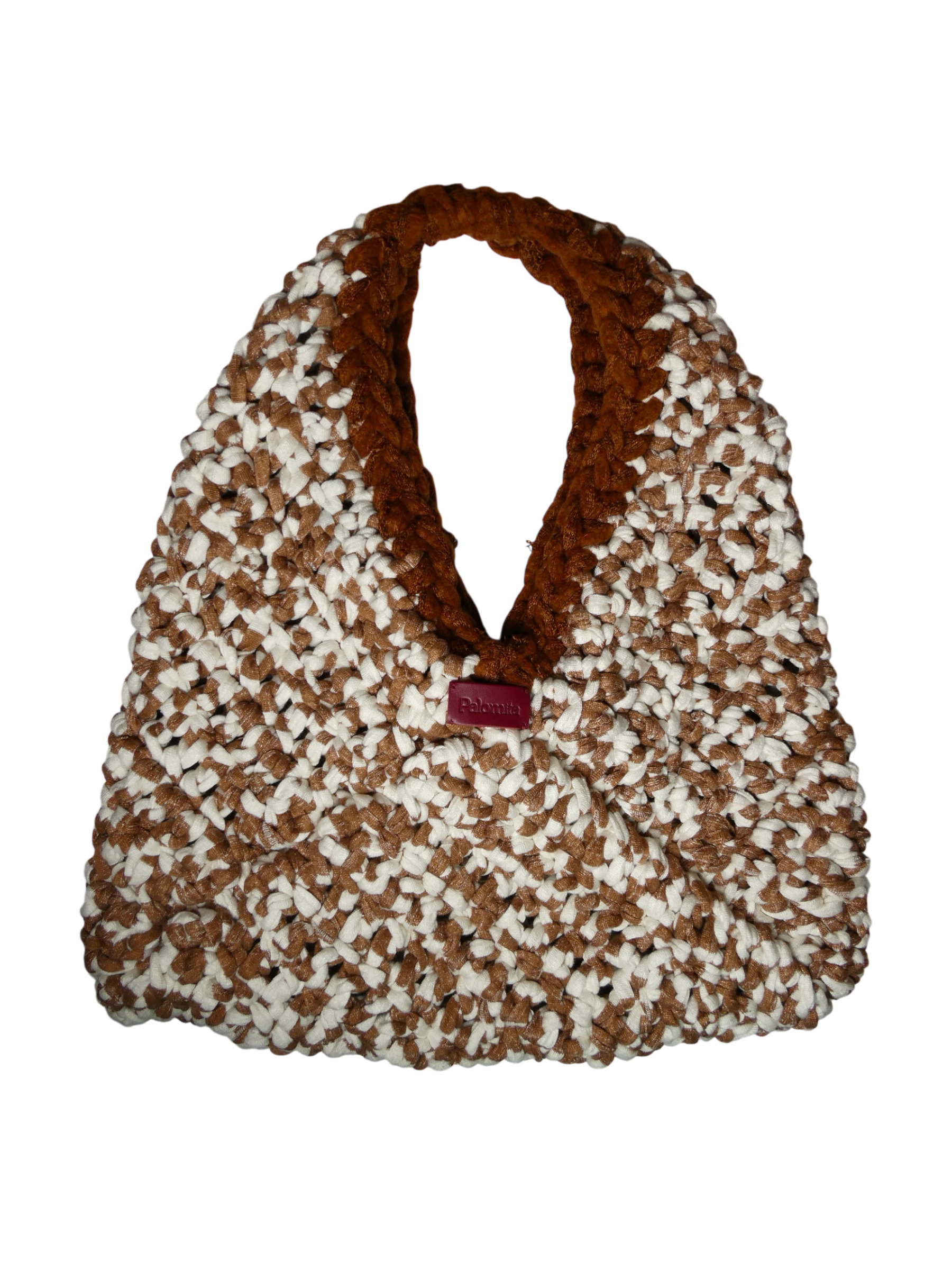 Maxi Georges Cappuccino - sac en crochet