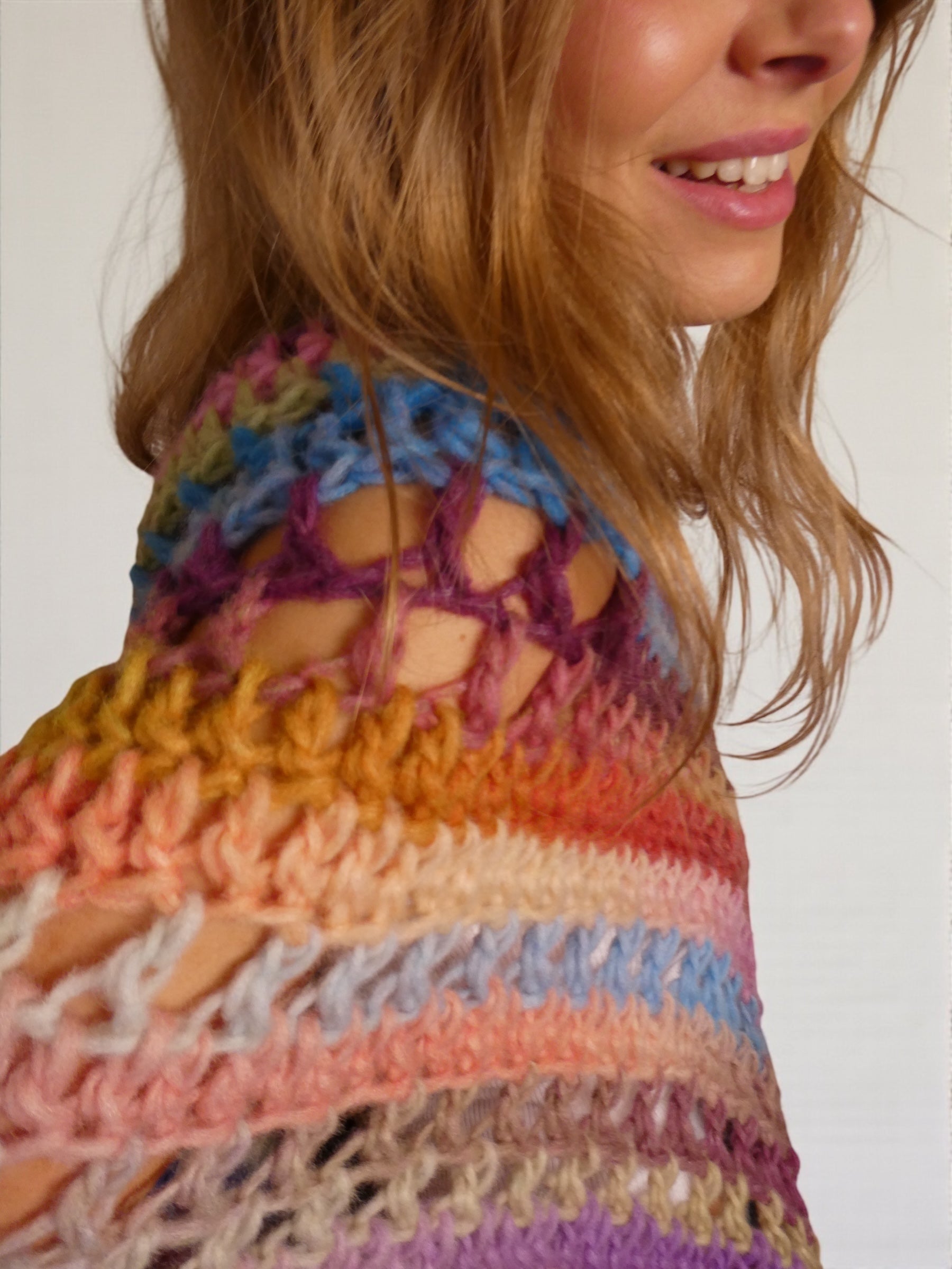 Gypsy Bloom - Poncho au crochet