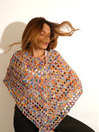 Gypsy Cloudy - Poncho au crochet