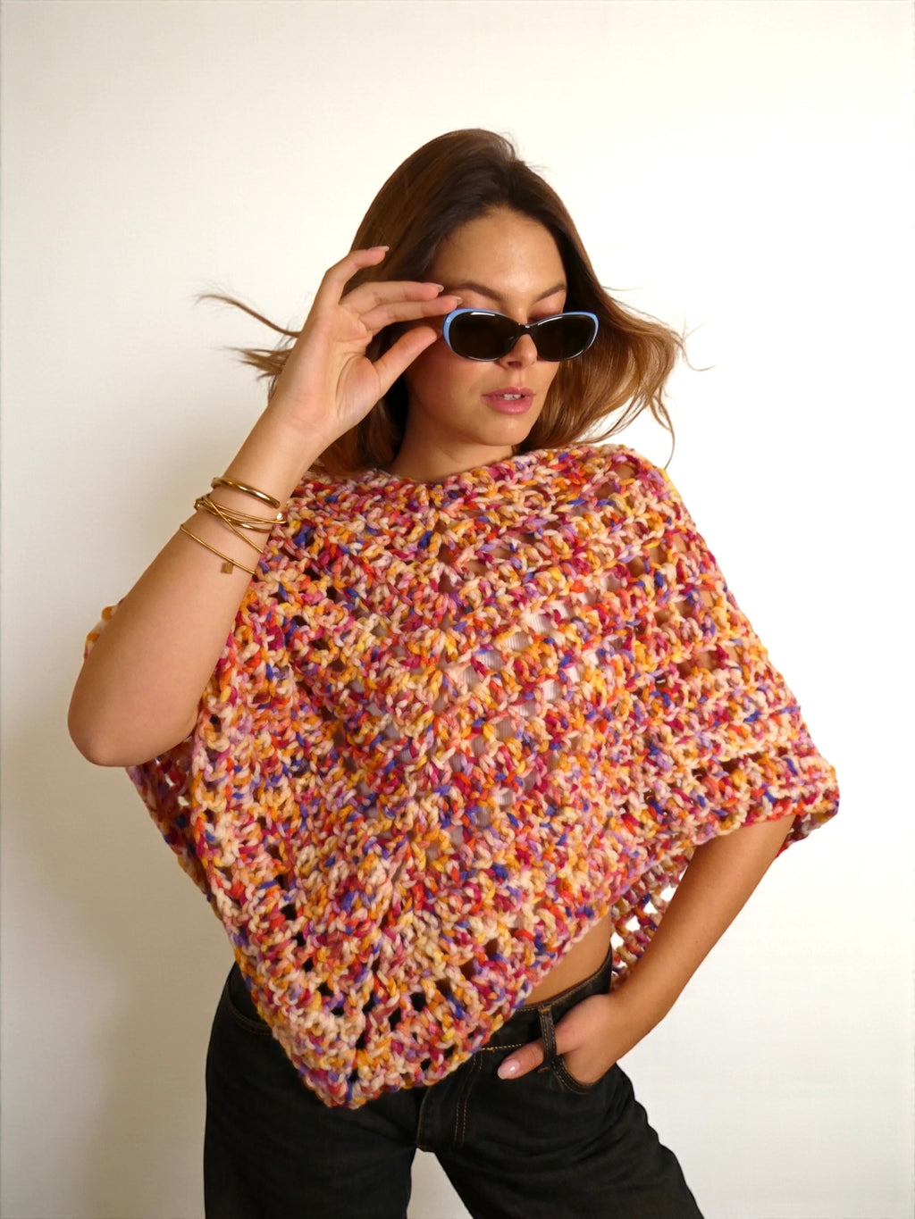 Gypsy Firepop - Poncho au crochet