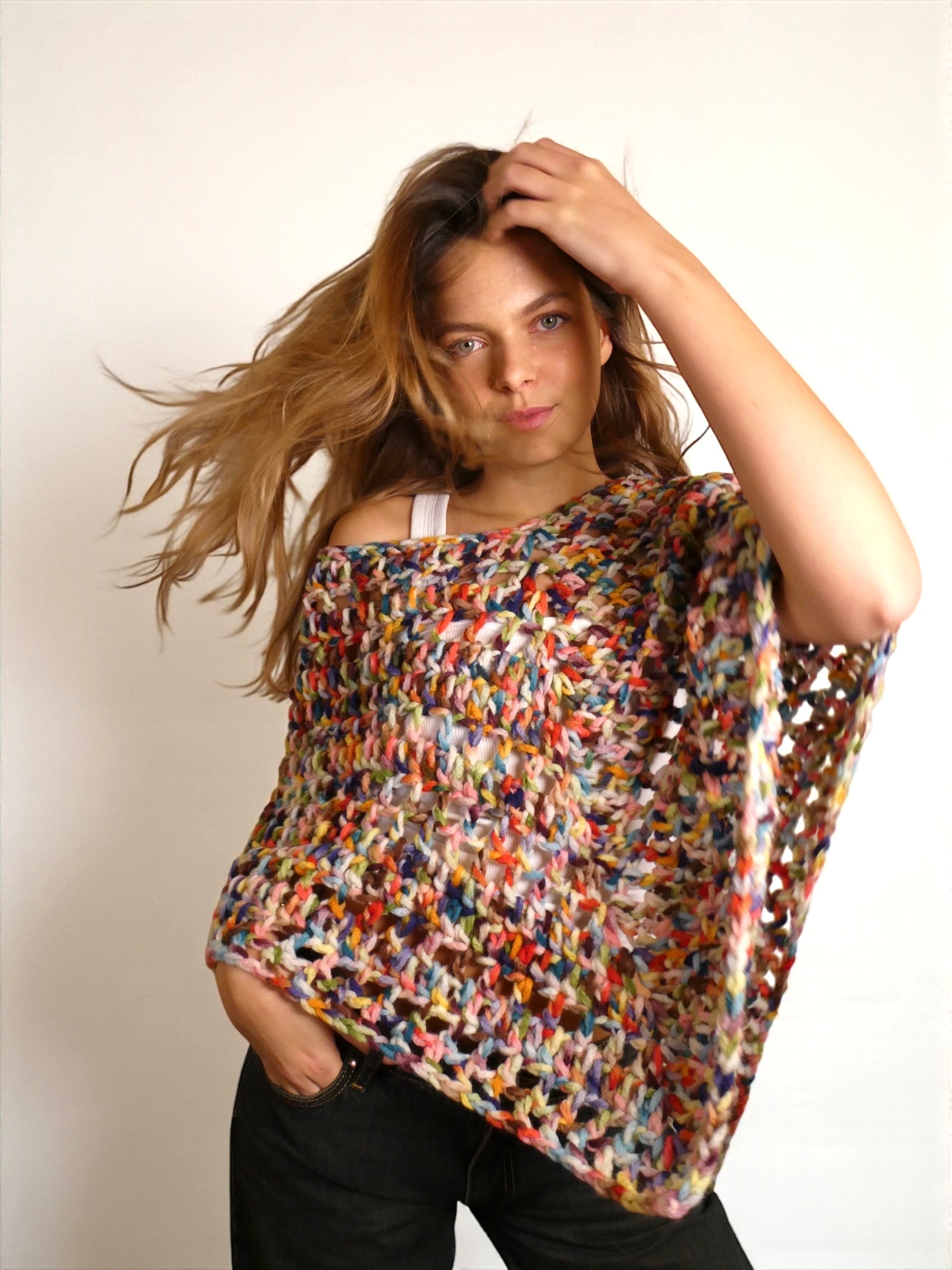 Gypsy Firework - Poncho au crochet