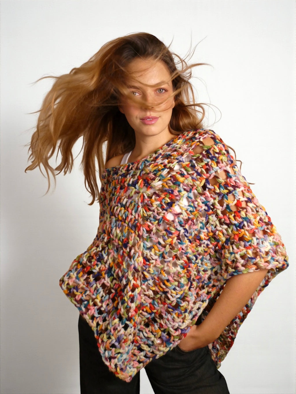 Gypsy Firework - Poncho au crochet